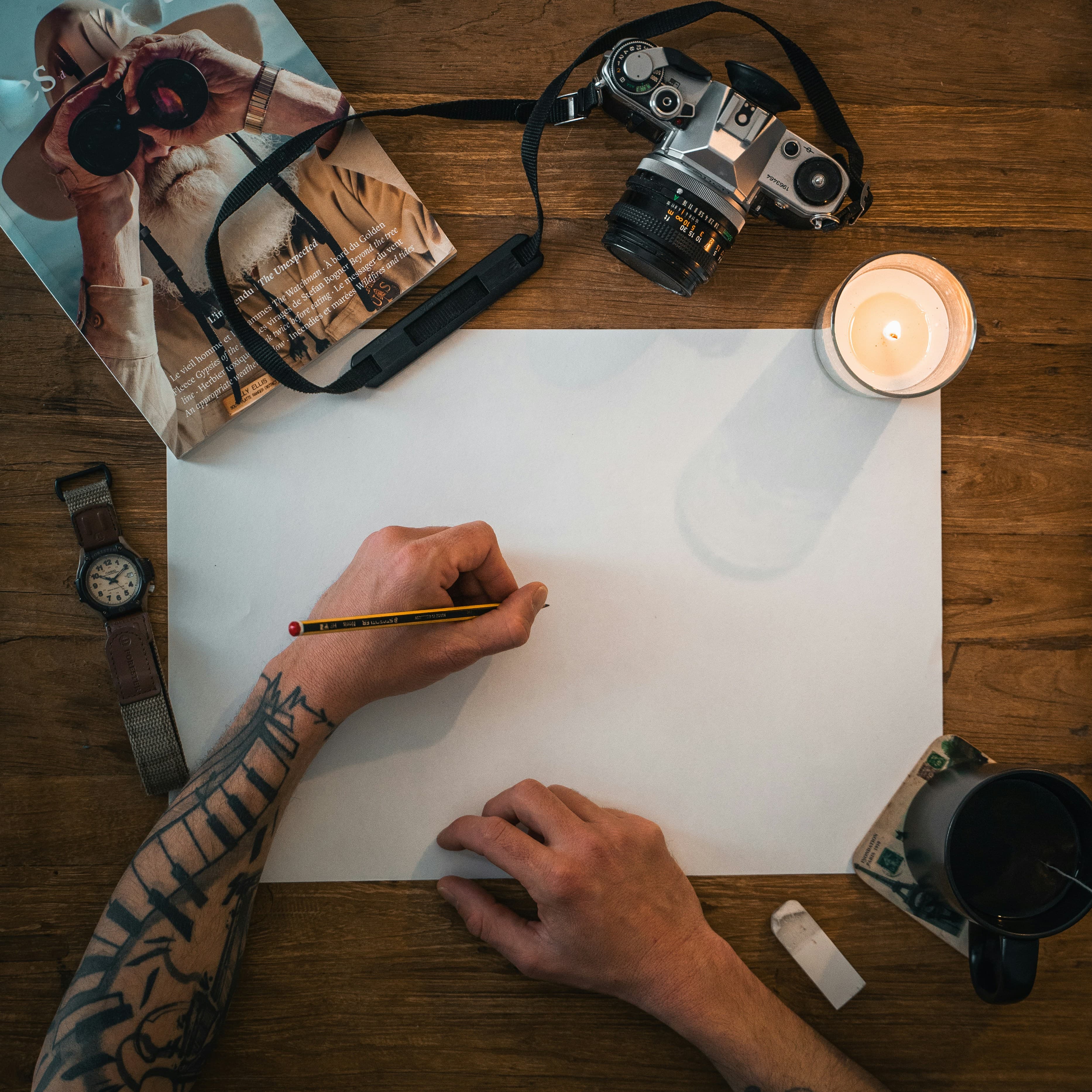 Workspace and sage brush